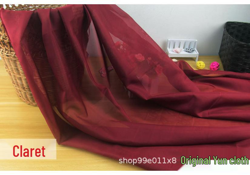 Special Offer Plain Chiffon Gauze Fabric for Clothing, DIY, Lining, Decoration & Wedding