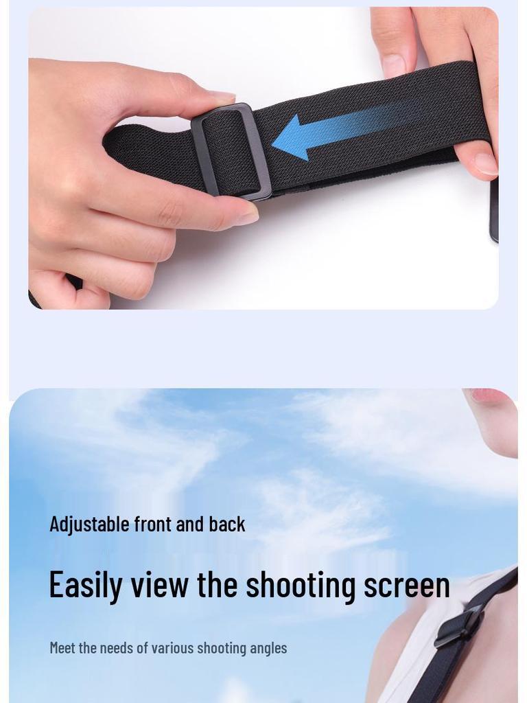 Brust-Handyhalterung: FPS-Shooting, Angeln, Streaming & Fahrradgurt