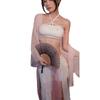 Sexy Hanfu Erotic Lingerie Set Pajamas Women's Uniform Temptation Hips Cheongsam Dress