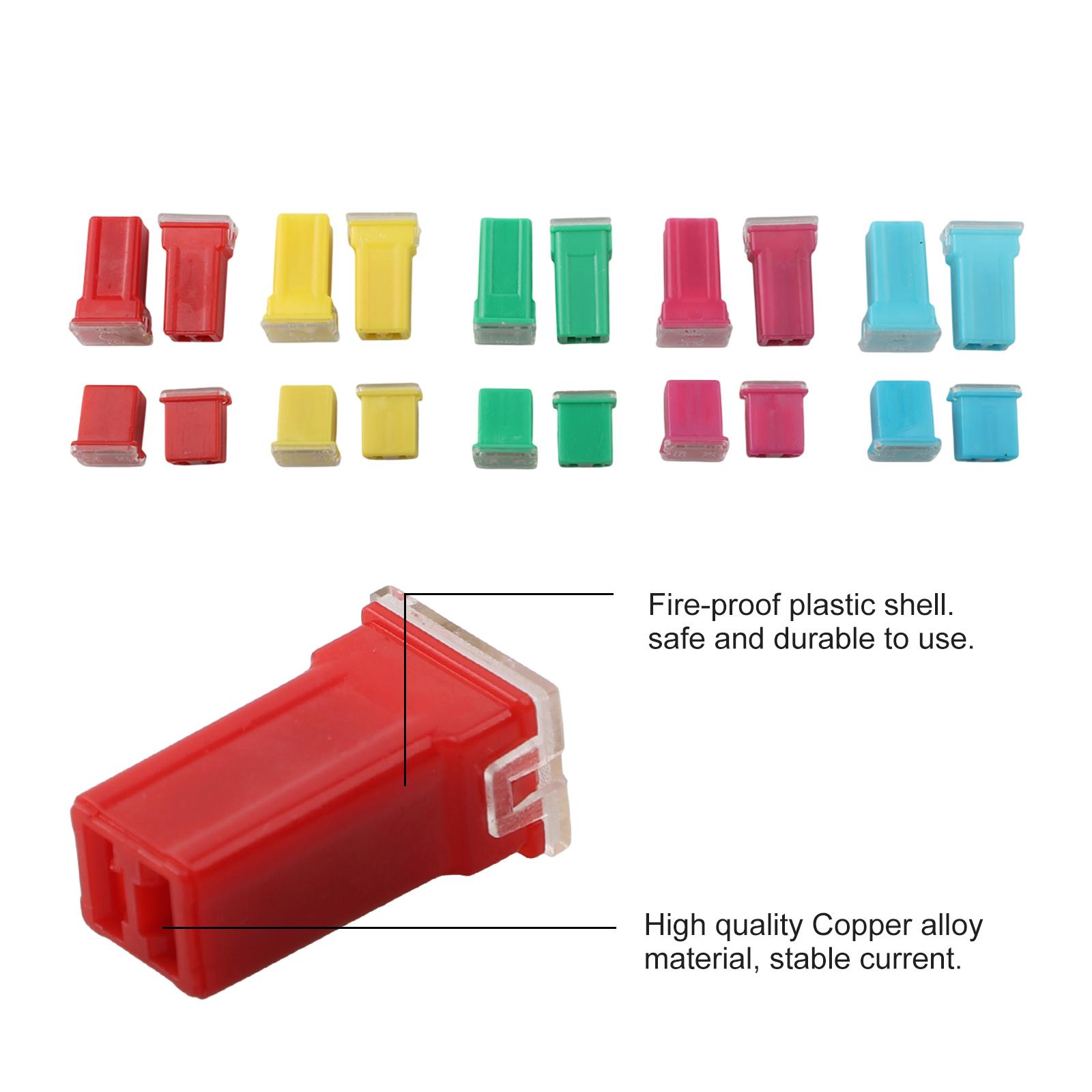 

Plastic Box Fuse Car Fuse 20Pc Combination Kit DC12-32V Insert Type Set Small Square Newer Cars Trucks For 20-60A China Mainland