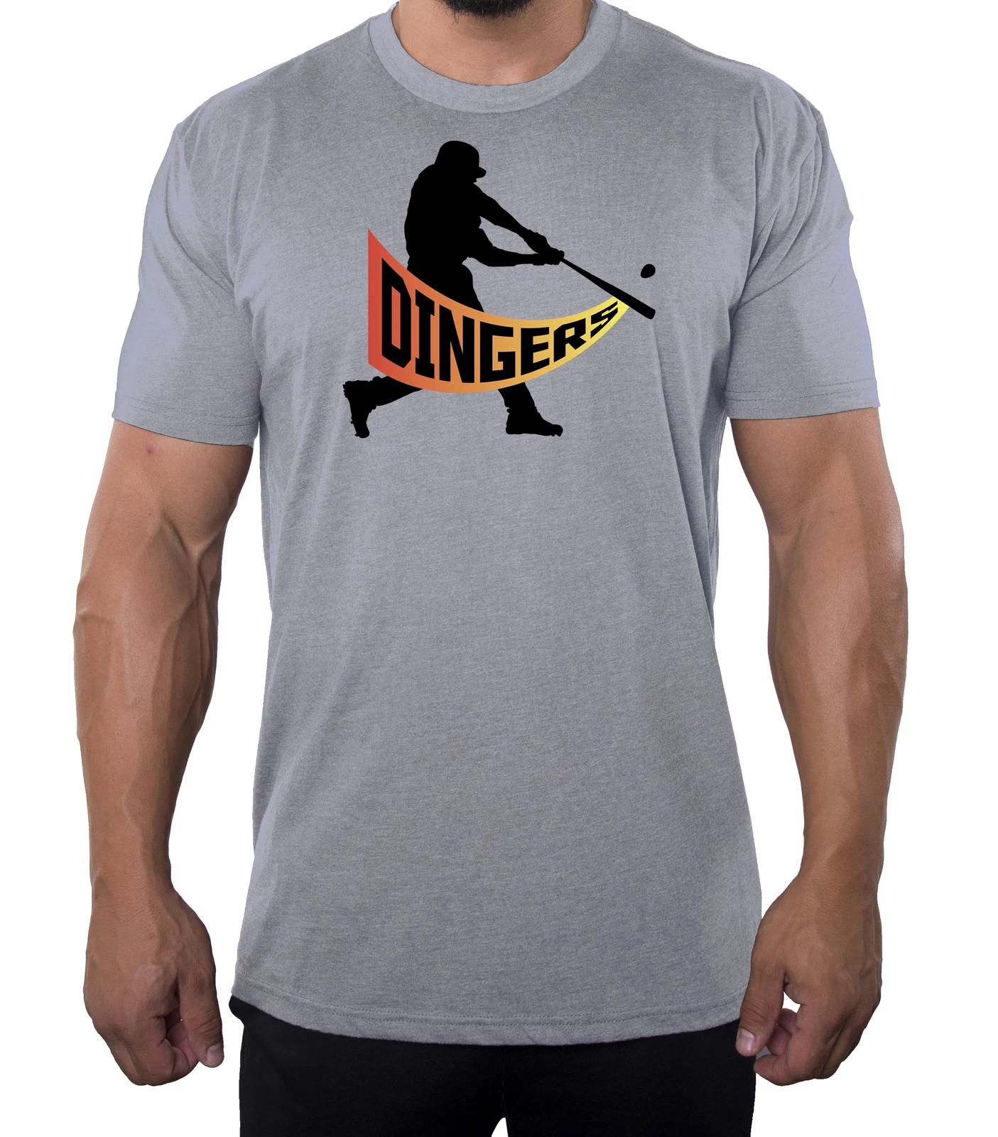 Dingers Baseball T-Shirts, Cool Baseball Shirts, Men s T- shirts 3XL