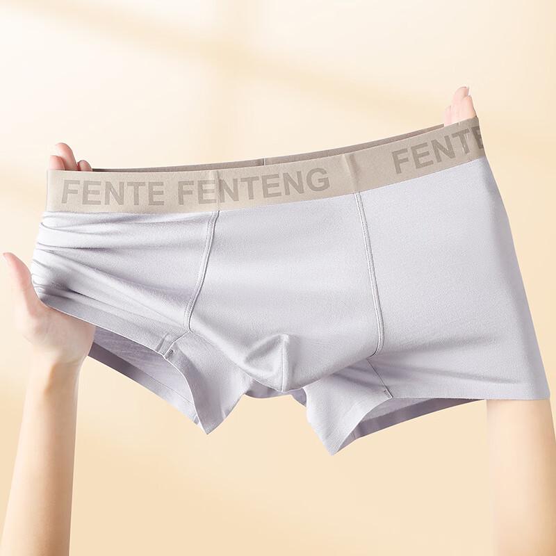 Fenteng Men's Modal & Silk Boxer Briefs - 4-Pack