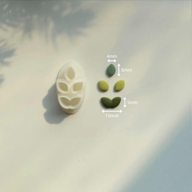 10mm 8mm 6mm Mini Tagliapasta Fiore Foglia Piastra Tagliapasta Fiore Mini Argilla Fiori per Argilla Orecchini Floreali Gioielli Ciondolo