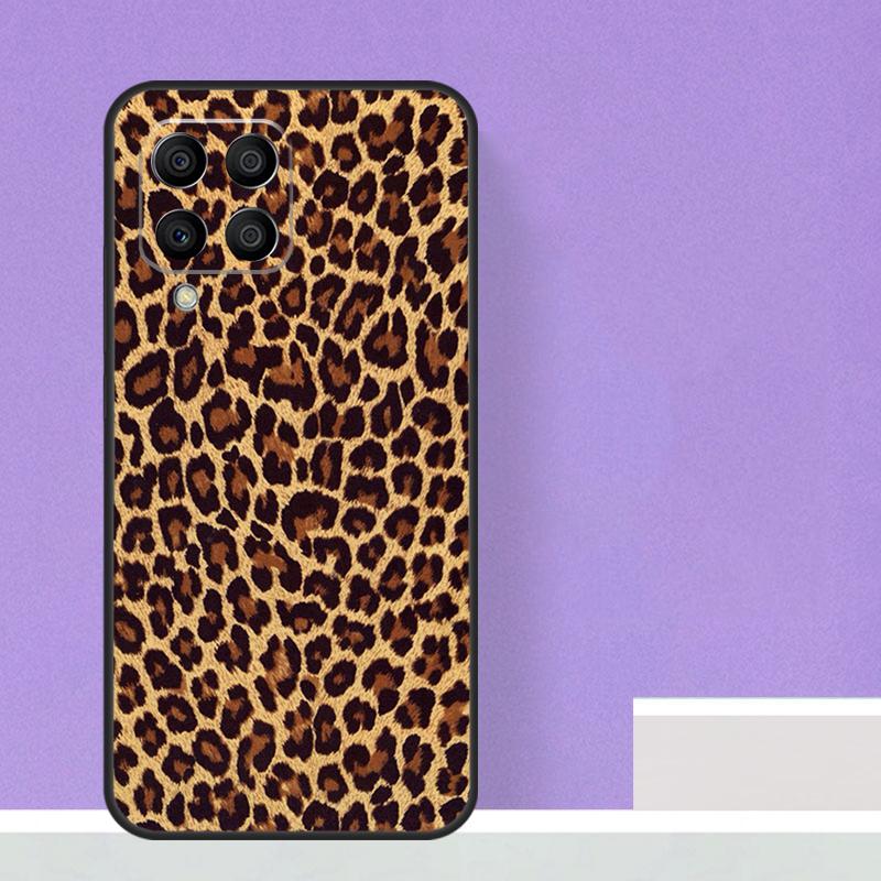 African Leopard Print Case For Samsung Galaxy M31 M16 M36 M56 M33 M53 M13 M12 M32 M52 M20 M15 M55 M14 M35 M34 M54