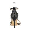 Women Open Toe Ankle Strap Sandals Stiletto Elegant Wedding Party Dress Shoes 9cm Mid High Heels  Summer Classic Sexy Pumps