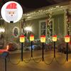Solar-Powered LED Christmas Star & Snowflake Garden Lights