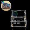 GM328B Mega328 LCR-T4 Box Clear Acrylic LCR-T3 Case Shell Housing For LCR-T4 Transistor Tester ESR SCR/MOS LCR T4
