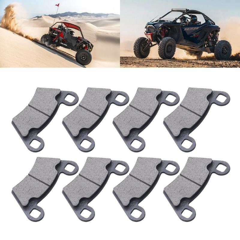 Professional Metal Brake Pads set Front & Rear Brake Pads set Easy Installation Brake Pads Suitable for RZR1000