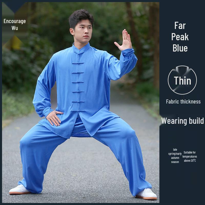 Liwu 2024 Cotton Linen Tai Chi Suit: Unisex Chinese-Style Martial Arts Wear for Spring/Autumn
