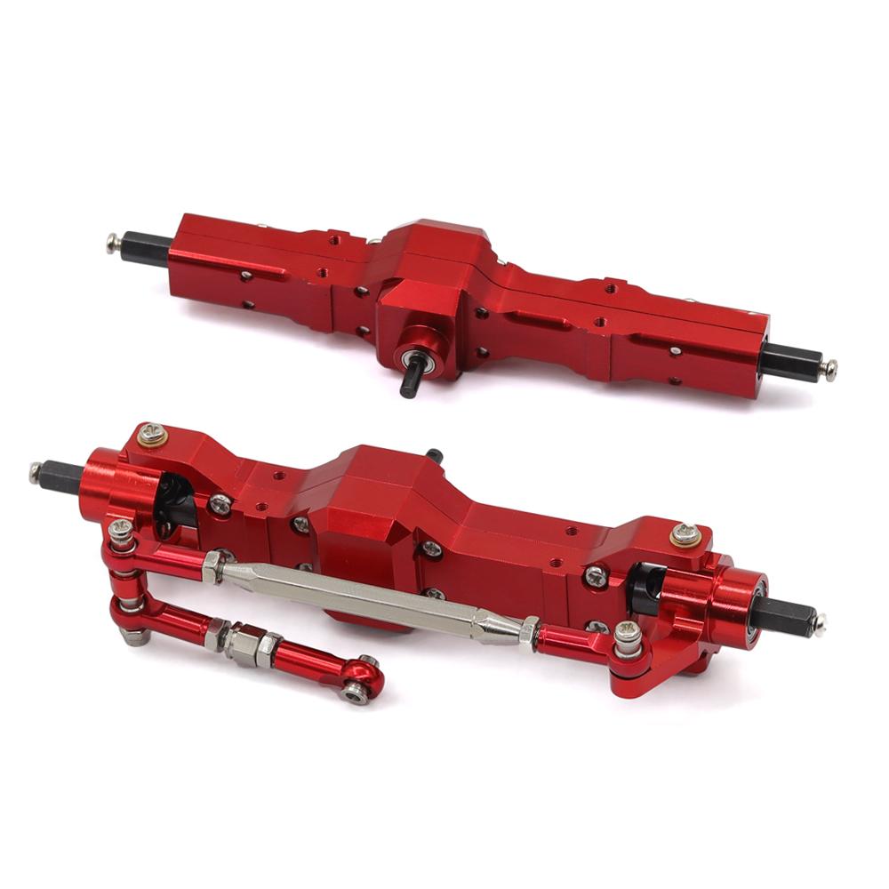 Metal Upgrade Front Rear Axle Assembly For WPL 1/10 C74 1/16 C14 C24 C34 C54 B14 B24 Feiyu JJRC RC Car Spare Parts