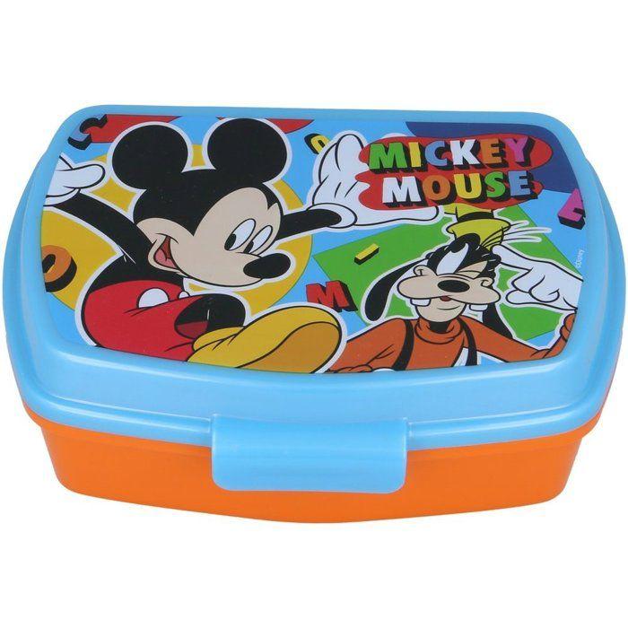 Disney boîte à lunch Mickey Mouse junior 17 x 5,6 cm bleu/orange