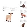 Animal Beaver Fox Deer Model Set With Pvc Material For Educational Display And Collectors