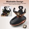 4D 5 Head Electric Men Bald Shaver Waterproof Razor Cordless Beard Hair Trimmer Clipper [with LCD Battery Display]