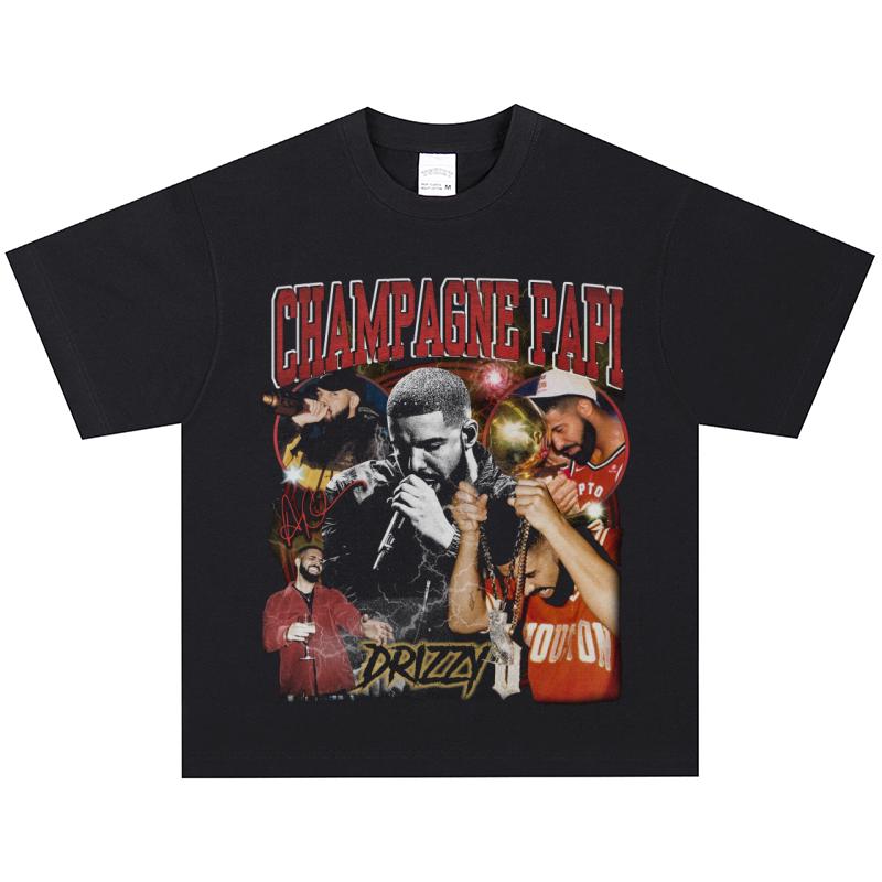 Drake T-Shirt, Soft Fabric Casual Daily Wear M