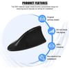 Car Shark Fin Antenna Cover, Top Roof Aerial Base AM/FM Radio Signal Base with Adhesive Tape, Fashionable Automotive Top Decoration Replacement,