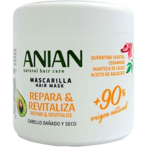 Masque capillaire - ANIAN - Repara & Revitaliza - 350 Ml - Cheveux abîmés - Femme