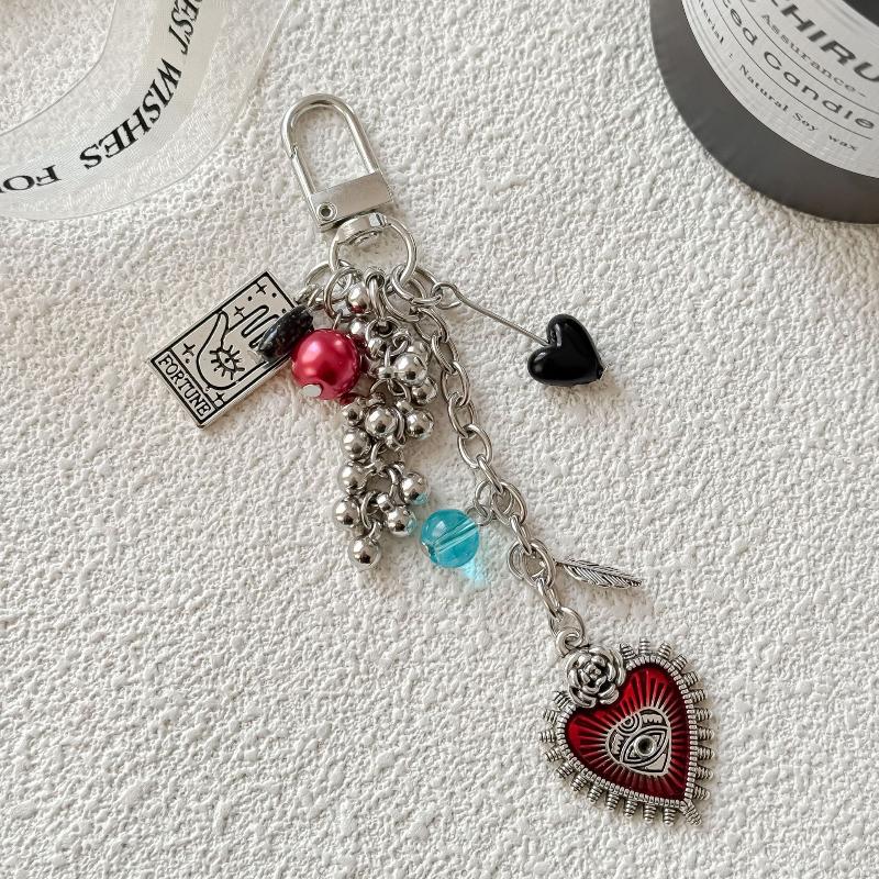 Ins Style Sweet Keychain Trend Backpack Hanging Piece Bag Charm Car Key Chain Girl Jewelry Accessorie Gift