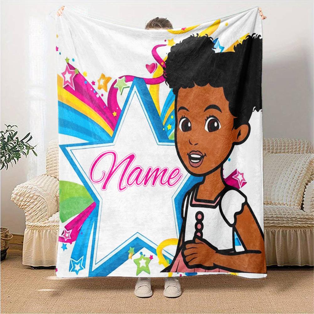 Customiz Name Personality Gracies Corner Blanket Soft &Warm Sofa Office Bed Travel Lunch Break Blanket, Gift Suitable All Seasons