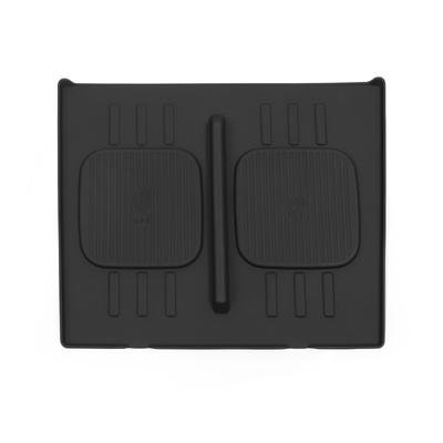 For Hyundai Santa Fe 2025 Wireless Charging Pad Auto Interior Accessories Car Phone Non-slip Charger Mat Silicone Protective Pad