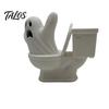 Whimsical Room Sculptures 3D Printed Toilet Ghost Figurine, Minimalist Statue, Funny Desktop Ornament, Stress Relieving Desk Toys Creative Halloween