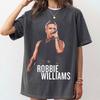 Camiseta de Concerto da Tour de Robbie Williams 2025 Tamanhos Completos S-5XL Camiseta Unissex