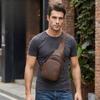 Retro Módní Vysoce kvalitní Multifunkční Taška s Přední Kapsou, Ležérní Jednoramenná Crossbody Taška