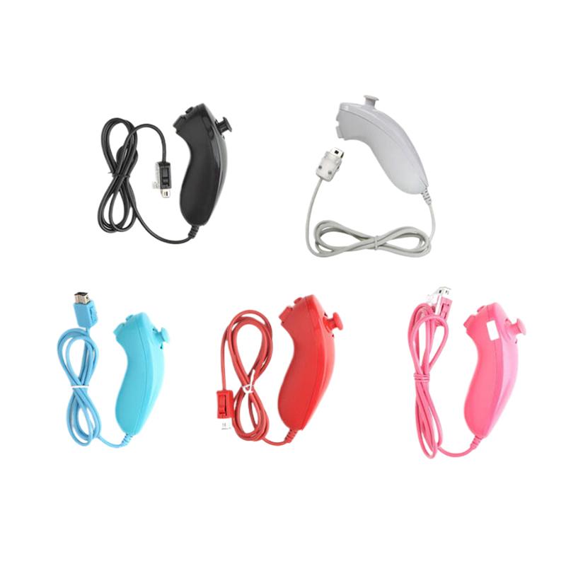 Wii/Wii U Joystick 2'si 1 Arada Kablosuz Uzaktan Kumanda Gamepad Kontrol Seti İsteğe Bağlı Motion Plus Silikon Kılıflı Video Oyunu