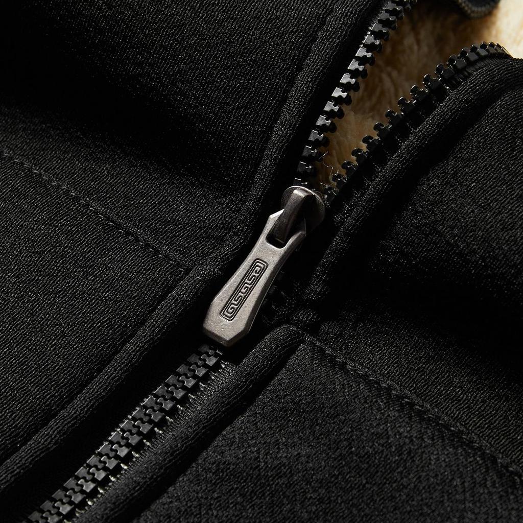 Lambswool Men's Sporty Winter Hoodie: Thickened, Warm Velvet Hooded Cardigan