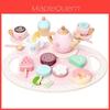 Wooden Childrens Tea Set With Pretend Play Accessories For Kids Educational Toy