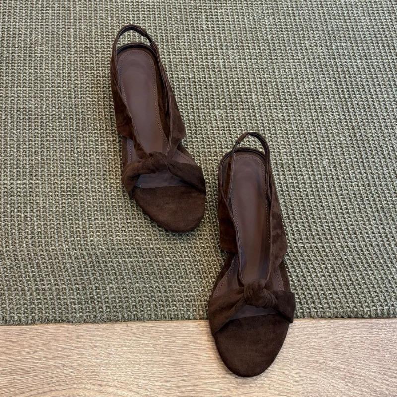 Elegant Shoes Hollowed-out Heel Slippers Casual and Fashionable Women's Shoes Wedge Heel Sandals