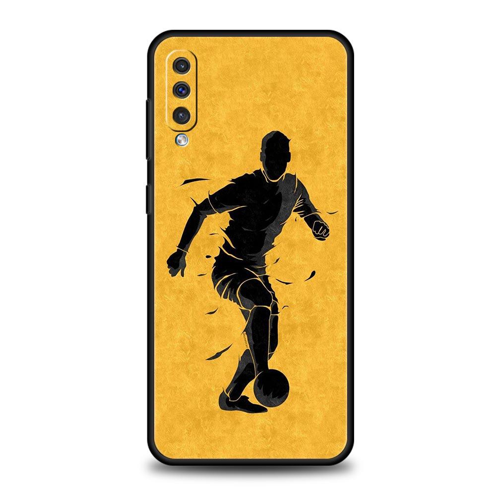 Football Passion Soccer Ball Phone Case For Samsung A54 A52 A24 A14 A50 A70 A40 A20S A20E A02S A12 A22 A34 A42 A32 5G A04s Cover