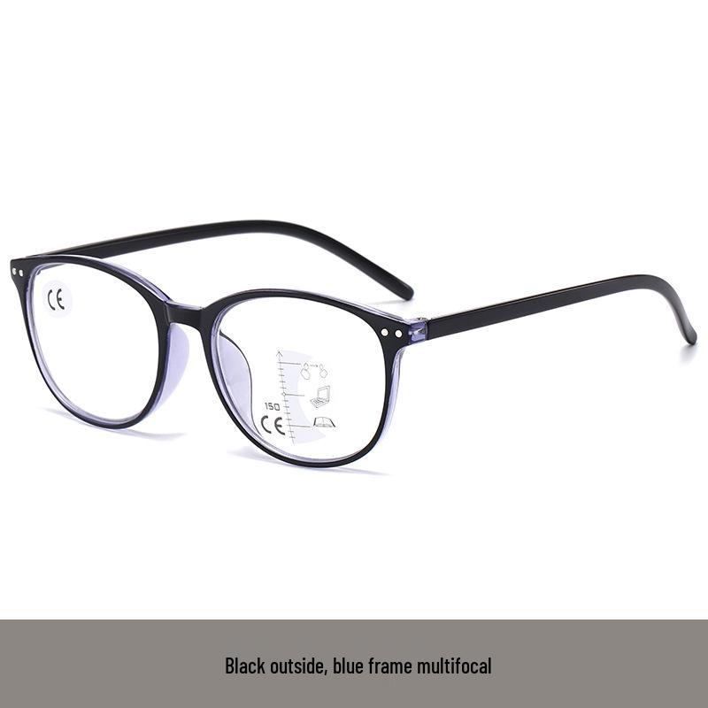 Multifocal Anti-Blue Light Reading Glasses for Presbyopia – Comfortable Dual-Use for Near and Far.