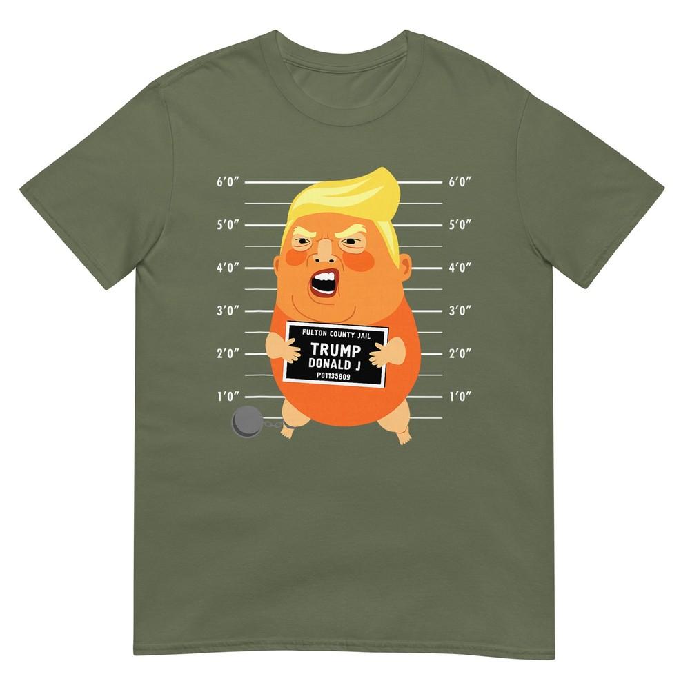 Trump Balloon Mugshot Fulton County Jail Funny AntiTrump TShirt