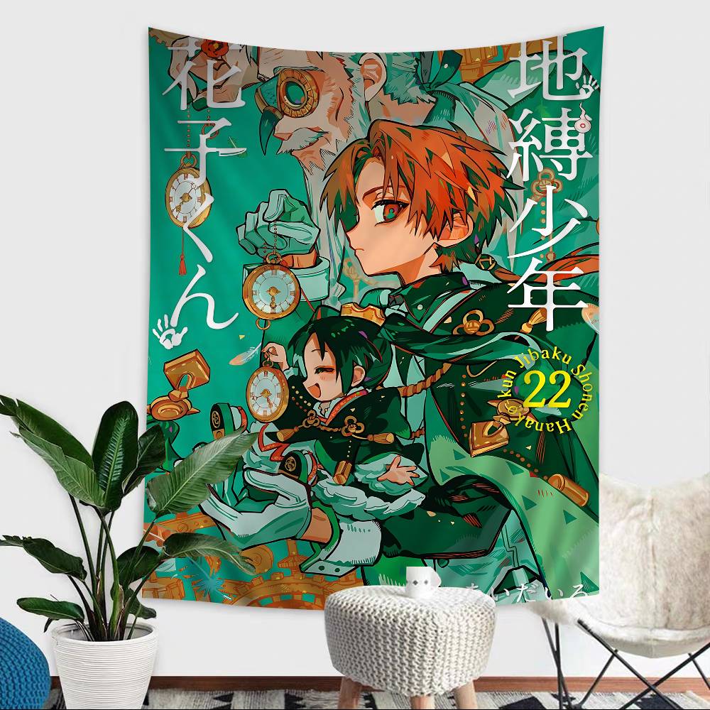 Anime Toiletbound Hanakokun Anime Tapestry Indian Buddha Wall Decoration Witchcraft Bohemian Hippie Wall Hanging Sheets