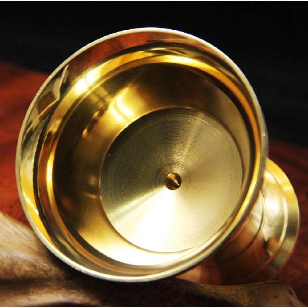 1PC Kerzenhalter Kupfer Butter Lampe Halter Lange Lampe Kerzenhalter Setzen Kerze Kupfer Tasse Wohnkultur