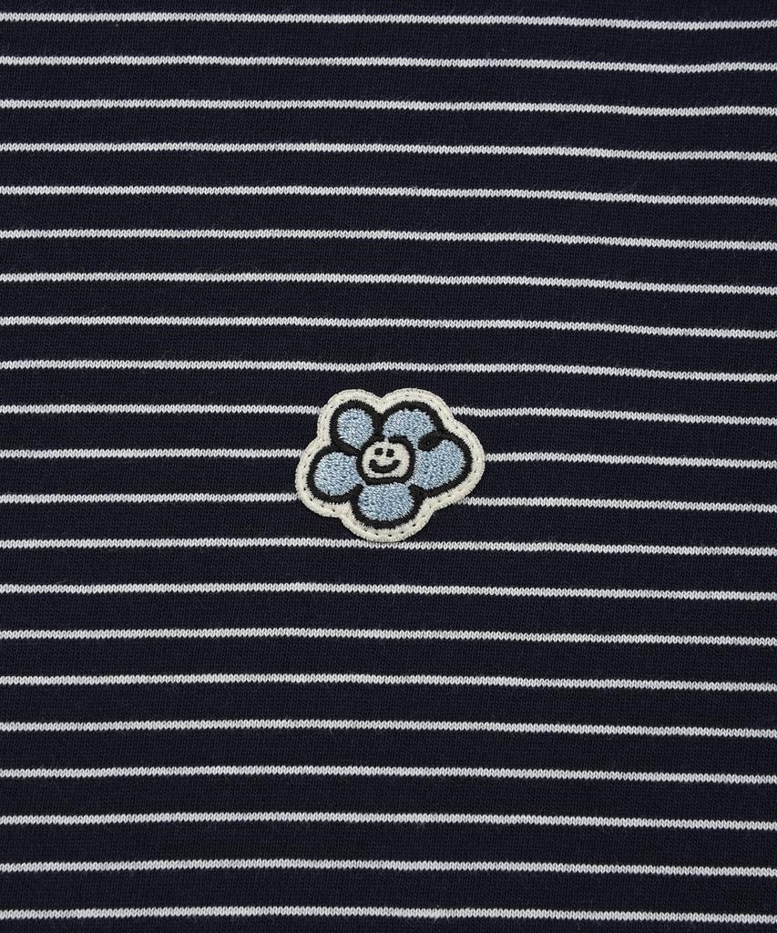 WACKY WILLY Women'S Striped Long Sleeve Navy