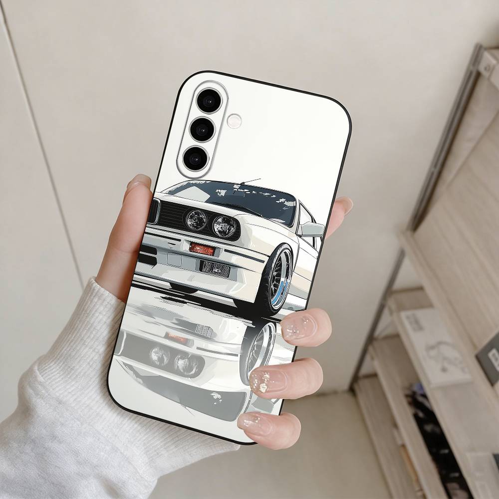 E30 CAR Phone Case For Samsung Galaxy A73,A72,A71,A70,A53,A52,A51,Others Soft Black Cover