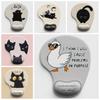 Silicone Comfortable Wrist Rest Soft Desktop Wrist Support Cartoon Animal Mouse Pad  Computer