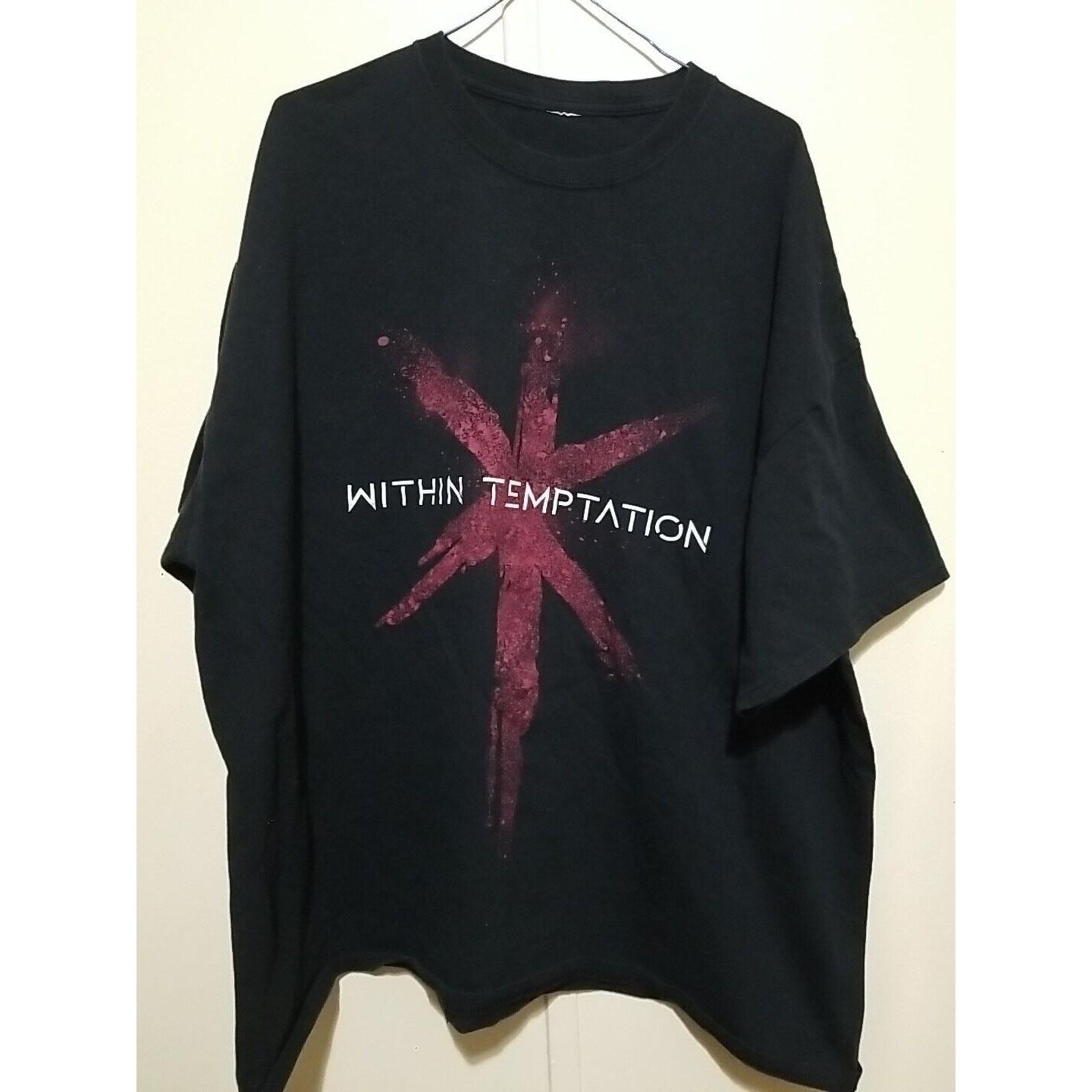 Vintage Band T-shirt Within Temptation Resist Black Shirt Check Measurements Unisex T-Shirt M