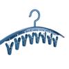 Household Multifunctional Traceless Clothes Hanger Windproof Plastic Thickened Drying Underwear Sock Clip Clothes Hanger
