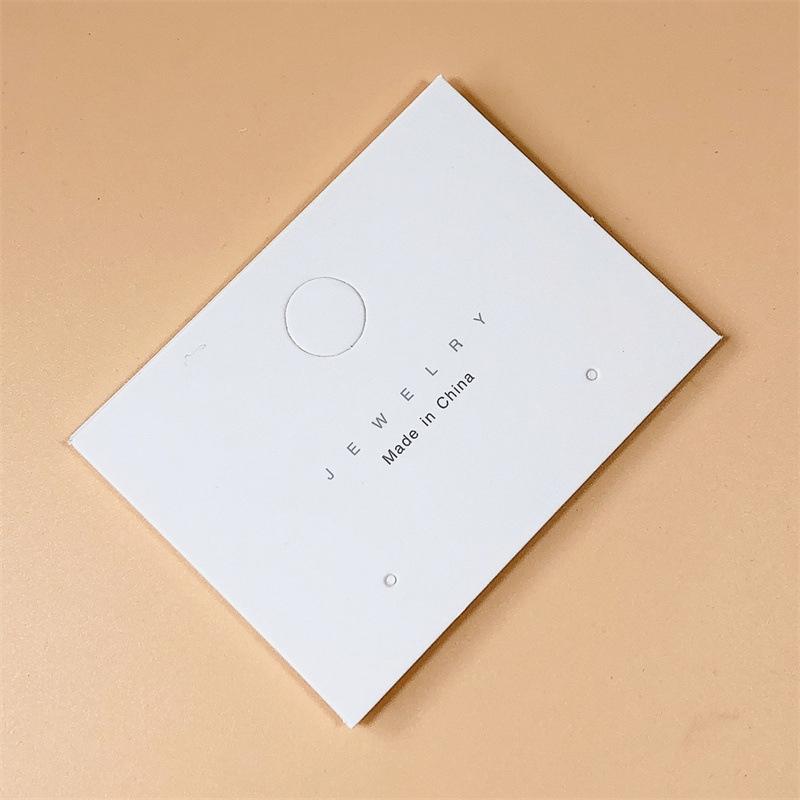 50Pcs Earring Cards Display Card Hang Tag For Diy Jewelry Storage Packaging Cards Tags