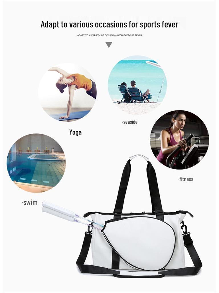 2024 Large Capacity Badminton Racket Crossbody Bag for Men & Women