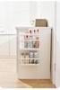 Pegboard Wall-Mount Kitchen Storage Rack for Seasonings - Hole-Free Combinable Shelf