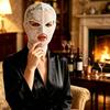 Full Face Lace Mask See Through Cosplay Eye Mask Festival Head Cover  Party