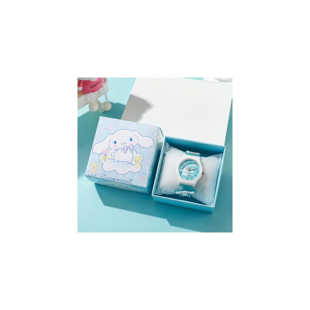 K-T Kids Lightweight Quartz Cartoon Watch Simple Design Cute Wristwatch for Boys and Girls Birthday Gift