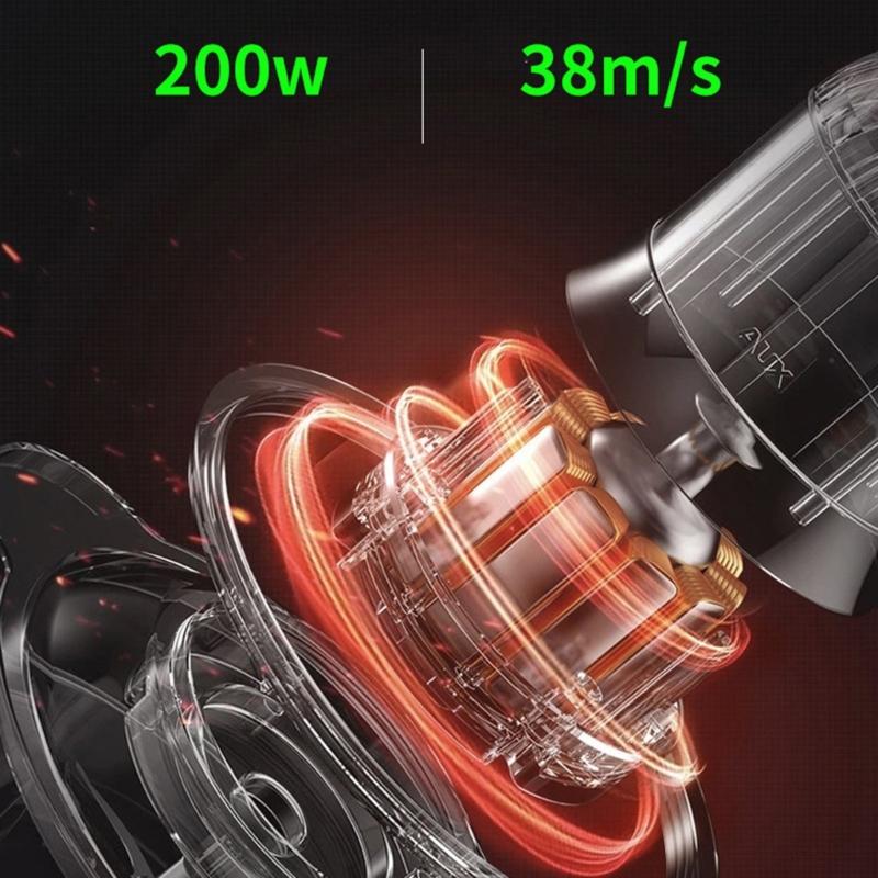 Easy Carry Handheld Car Vacuum & Air Blower Double Function Fan Small ABS Car Vacuum Cleaner for Home Office Use