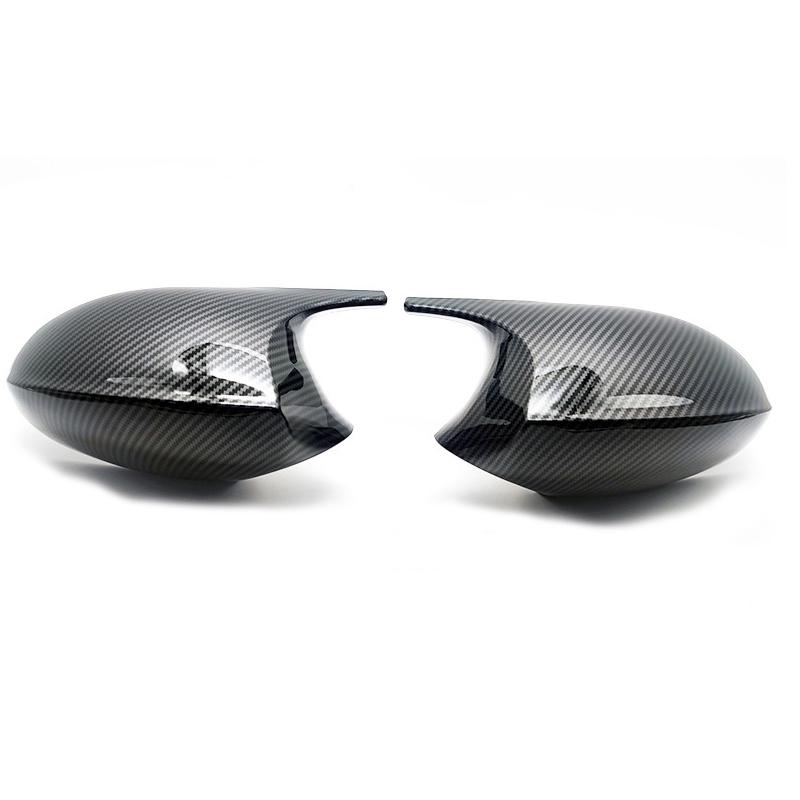 For BMW 1 Series E87 04-06 E81 05-09 E82 E88 07-09 3 Series E90 E91 05-07 E92 E93 Rearview Side Mirror Covers Cap Carbon Fiber