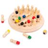 Chess Matching Game: Family Board Games for Kids and Adults, Preschool Learning Educational Toys, Birthday Gift for Boy Girl