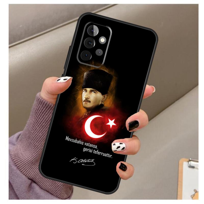Turkey Turkish Flag Case For Samsung Galaxy A32 A52 A12 A22 A16 A26 A36 A56 A06 A55 A35 A15 A54 A34 A14 A13 A53