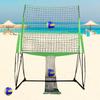 Volleyball Practice Net Station 8*11 FT Adjustable Net Perfect for Indoor and Outdoor Training